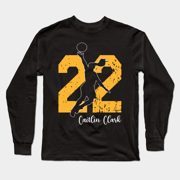 Caitlin Clark Long Sleeve T-Shirt by Nolinomeg